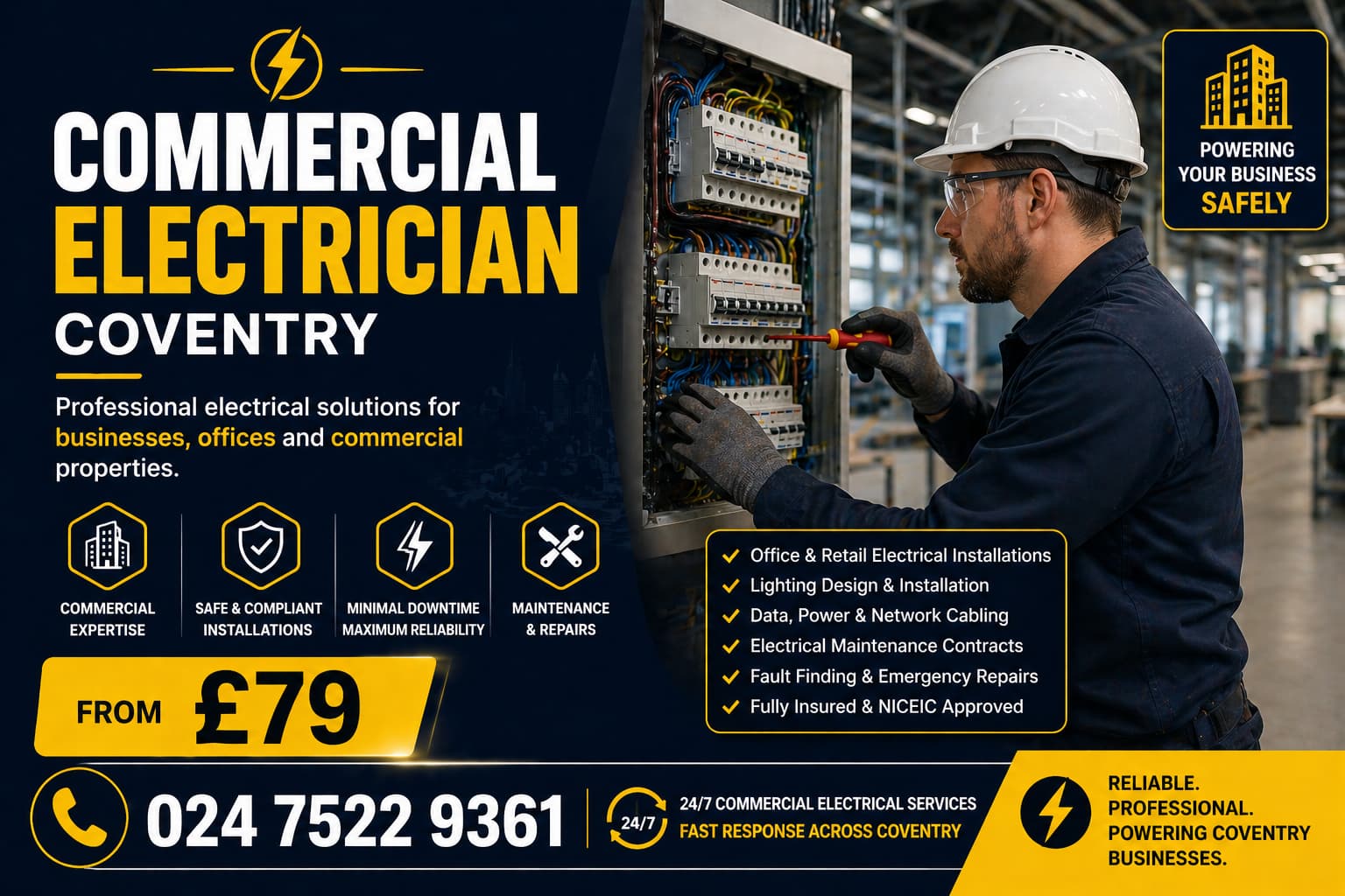 Commercial Electrician Coventry