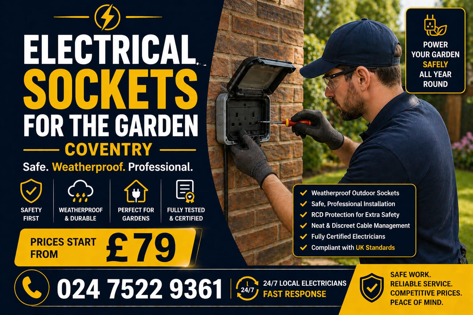 Electrical Sockets for the Garden